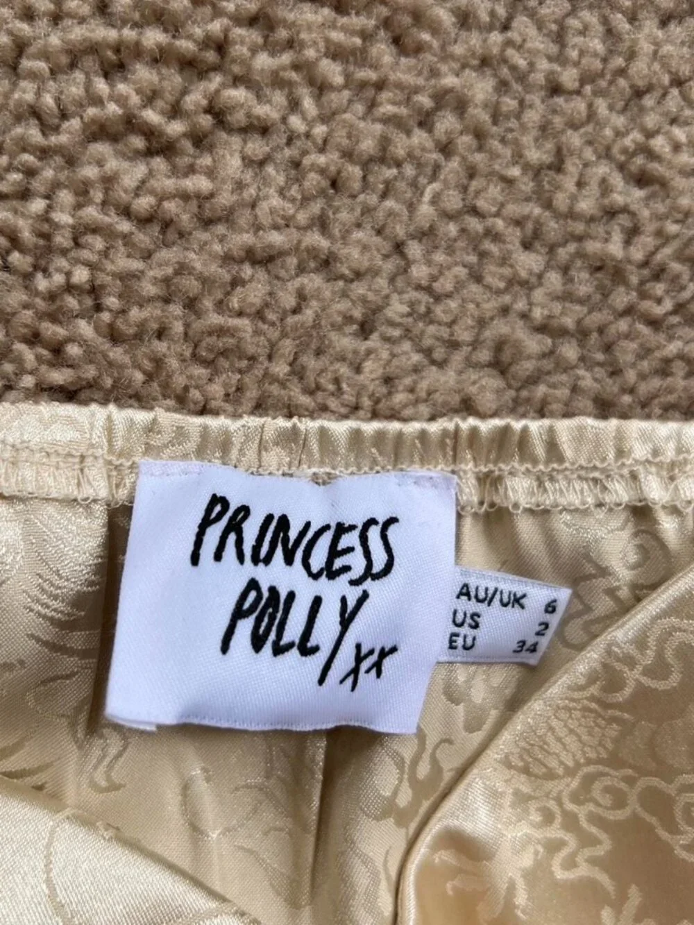 Princess Polly Women's Cream Dress